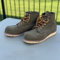 Red Wing 8857 size 9D Loden Abilene Moc Toe