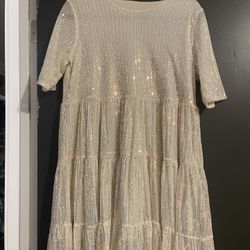 Babydoll Sequin Dress
