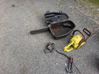 Craftsman Chainsaw with Case – weed trimmer, blower parts