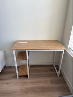 Rectangular Oak Writing Desk