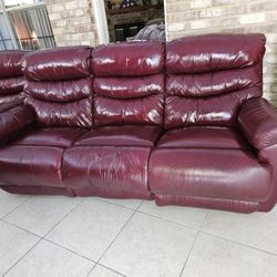 Leather Lazy Boy Couch And Love 