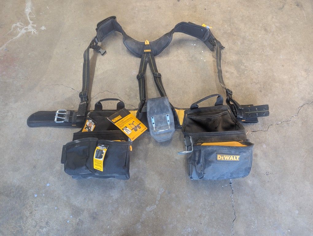Framer's Apron style Toolbelt with suspenders