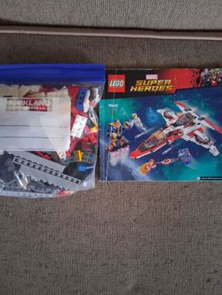 Lego marvel avengers spaceship vs thanos