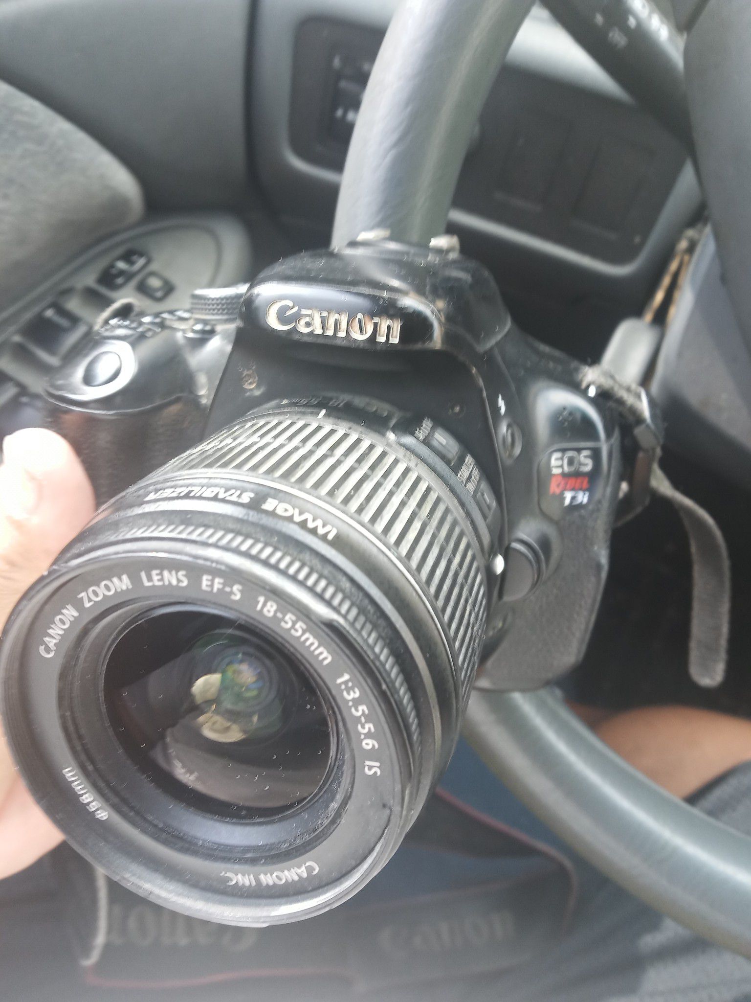Canon t3i digital camera with Canon lens