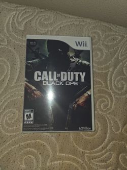 Call Of Duty : Black OPS Wii Video Game