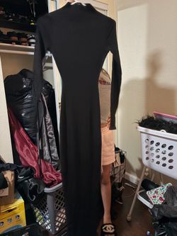 High neck line maxi dress