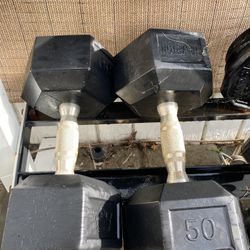 Dumbbells 50lb