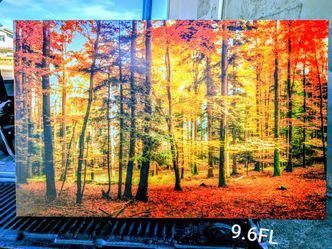 Canvas fall painting 4 ft. By 30 in