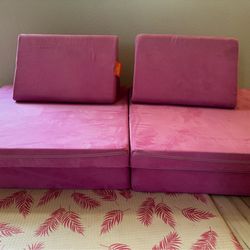 Pink Nugget Play couch