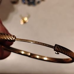 Vintage 14k Gold Filled Childs Bangle Bracelet