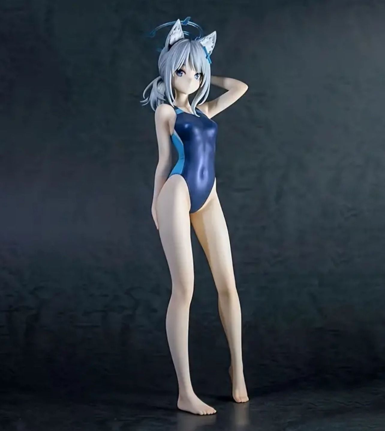 Blue Swimsuit Anime Figurine