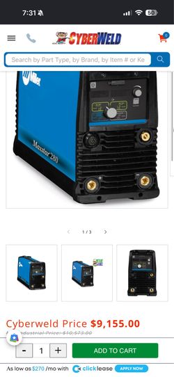 iller Maxstar 280 Multiprocess Welder (Tweco) (contact info removed)01