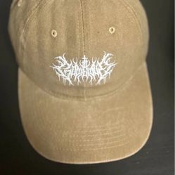 Adjustable Metal God is Love Hat