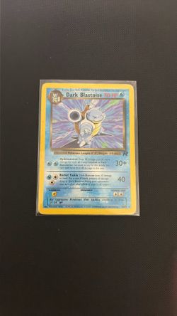 Pokemon Dark Blastoise Non Holo Rare 20/82