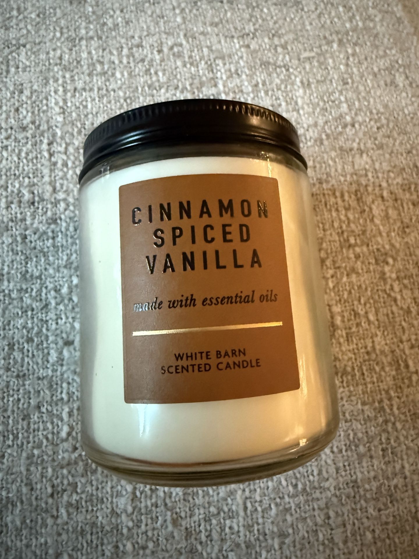 Cinnamon Spiced Vanilla Candle Bath & Body Works