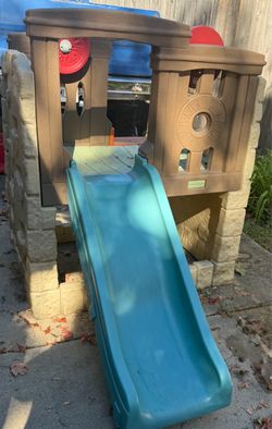 Little tykes, climbing and slide