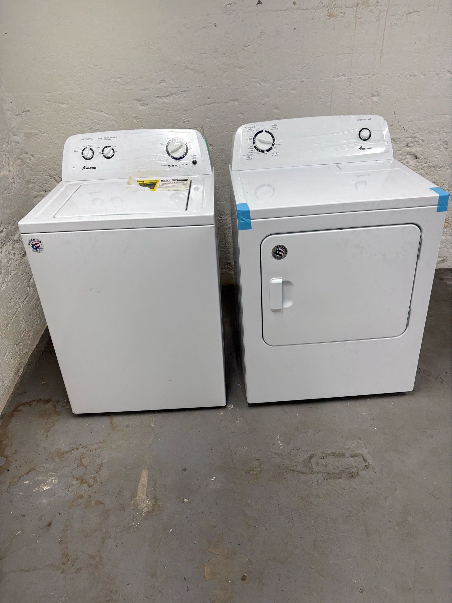Amana Washer and Amana Electric Dryer