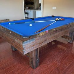 Rustic 8' Billiards Tables(Can Deliver & Setup)New 8ft Pool Table