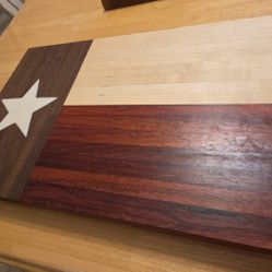 Texas Flag Cutting Board 