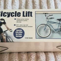 Wall Mounted Bike Storage Lift New In Box CAN PICK UP TODAY