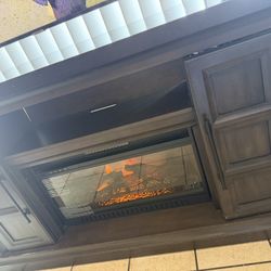 Fireplace TV stand 