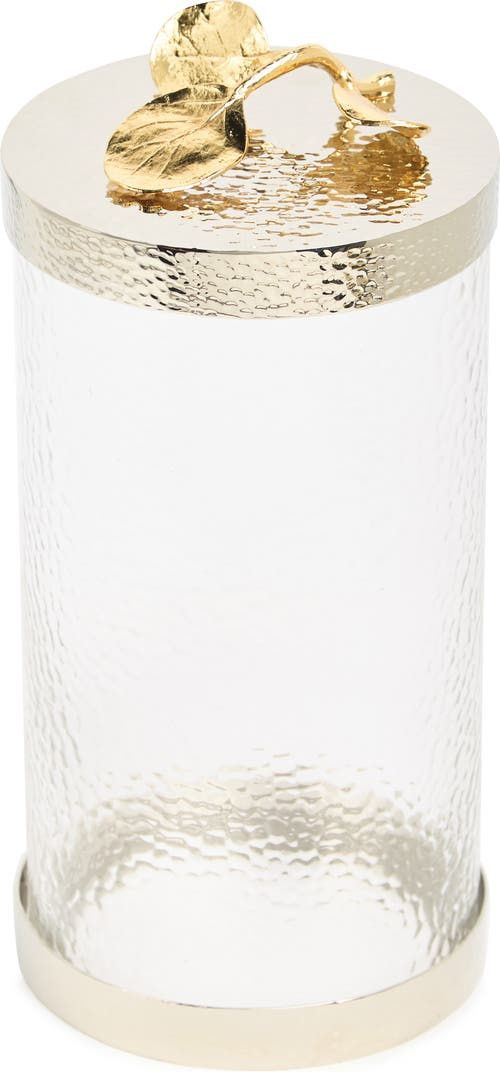 Michael Aram Botanical Leaf Large and Medium Canisters (2)