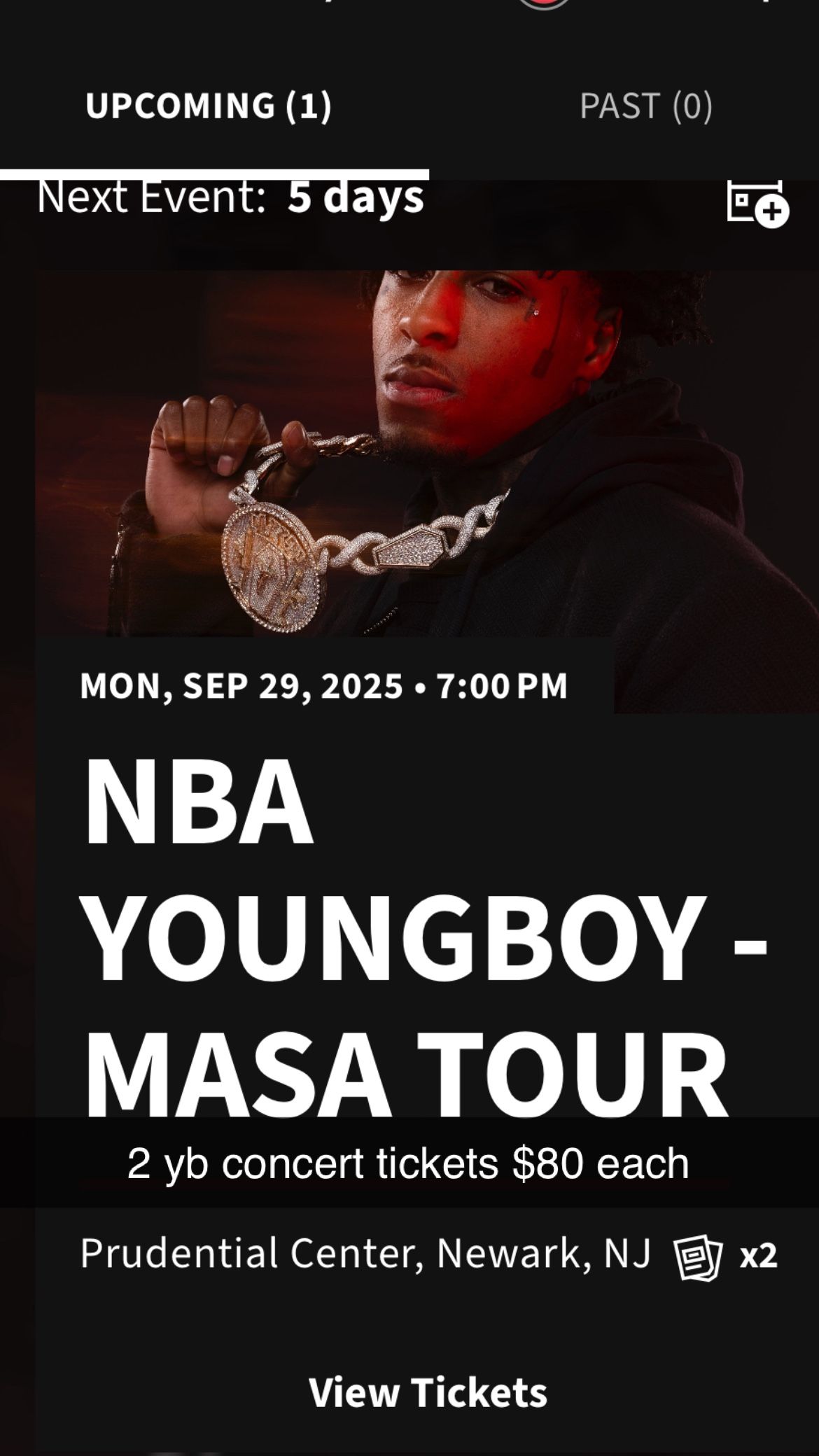 2 Young boy Tickets