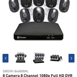 Swann 8 channel 8 cameras security kit 4K BRAND NEW!!!