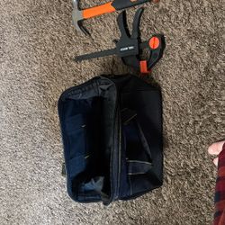 Tool Bag W Hammer And Clamp 
