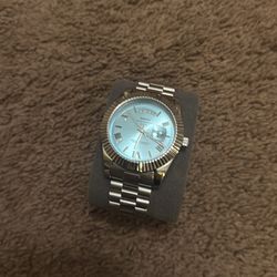 Blue dial Day Date