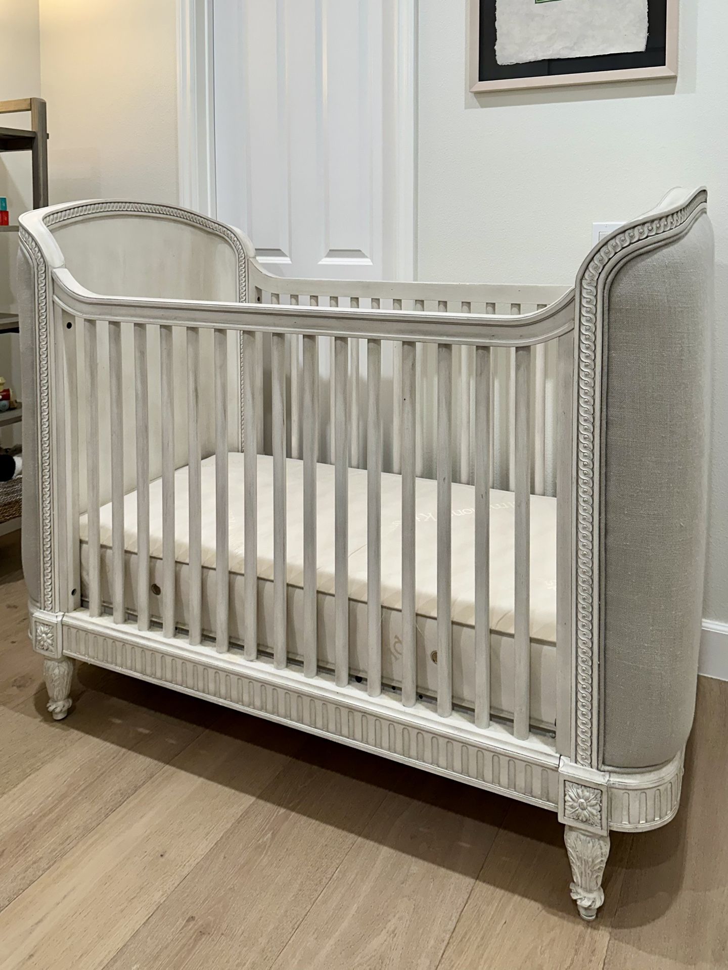 RH Belle Upholstered Crib