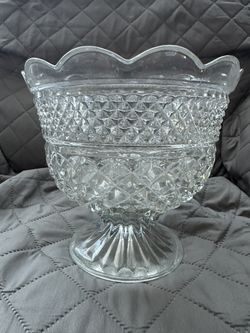 Vintage Anchor Pedestal Bowl