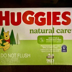 Huggies Wipes - Natural Care - 960 Count 
