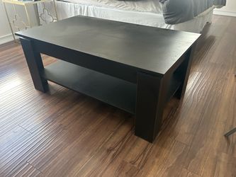 43” Coffee Table with Shelf