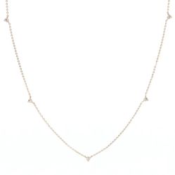 Diamond Necklace 14k Solid Gold