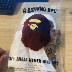 White camo Bape shirt