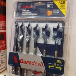 BOSCH SPADE BITS 6 PCS