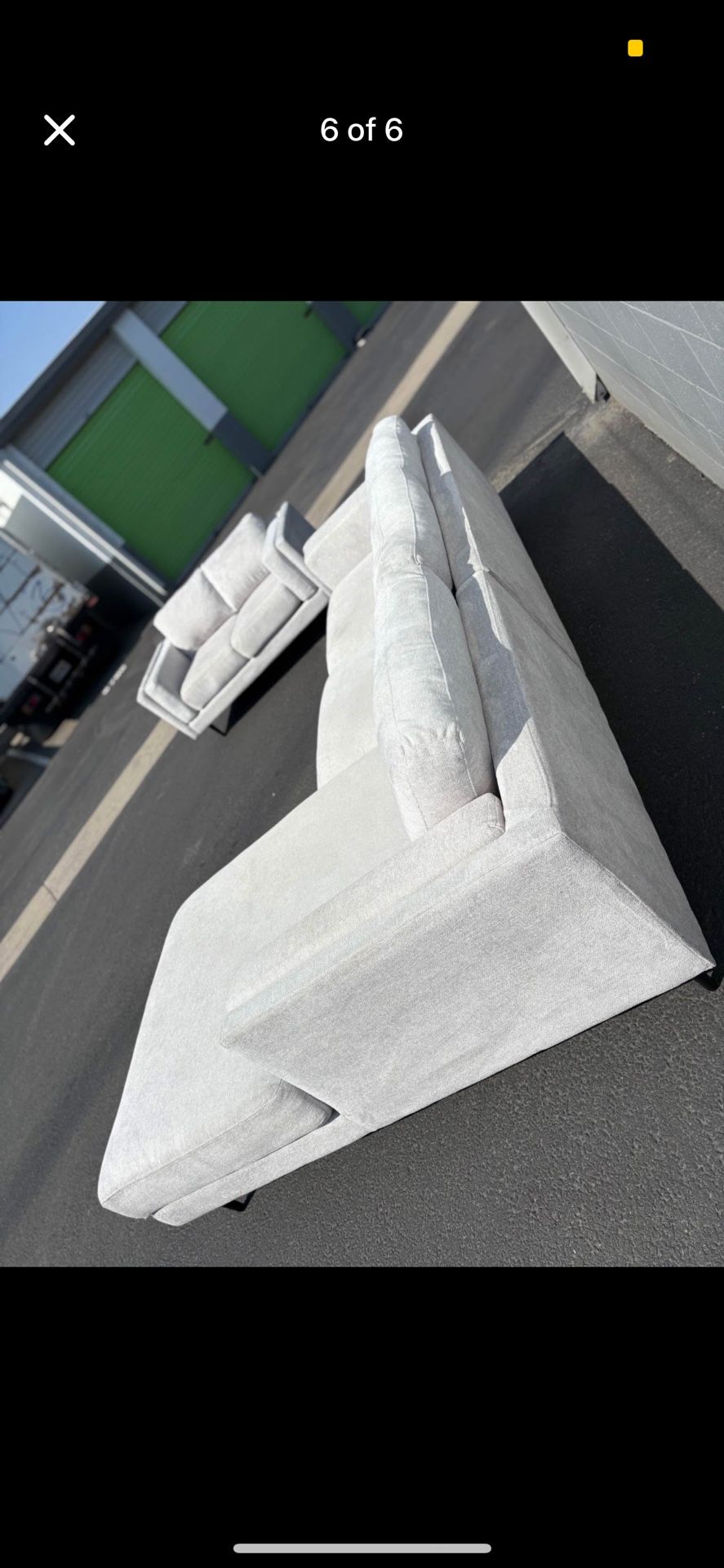 Light Grey Sofa Set