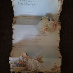 Baptism 12 Invitations Spanish 