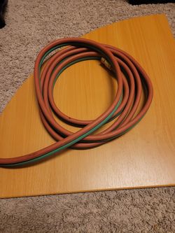 3/16" Grade R Oxygen/Acetylene Hose 12.5 ft