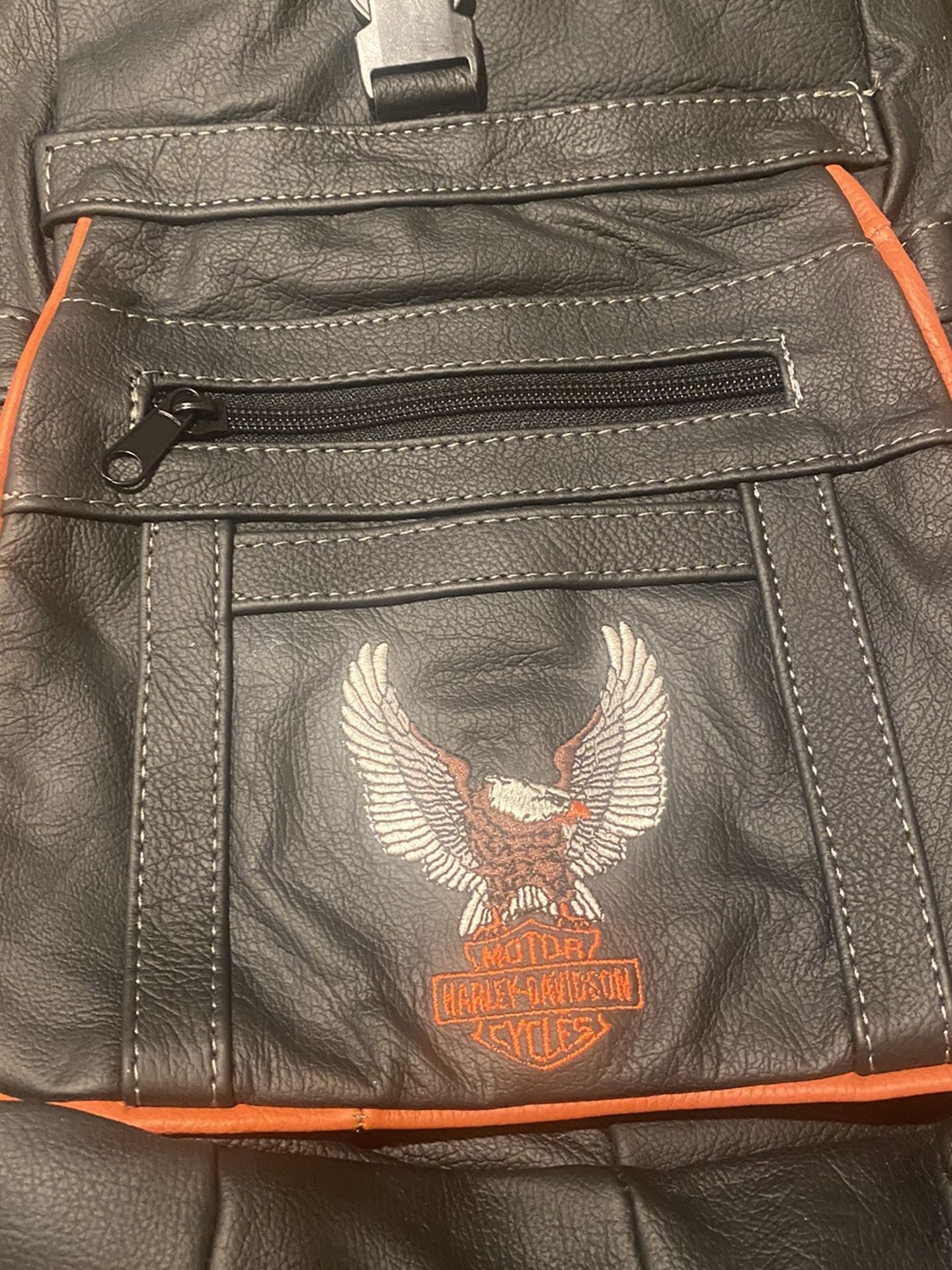 Harley Davidson Back Packs 100 Percent Leather