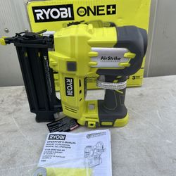 RYOBI ONE+ 18V Cordless AirStrike 18-Gauge Brad Nailer (Tool Only)