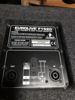 Behringer eurolive best sale f1520