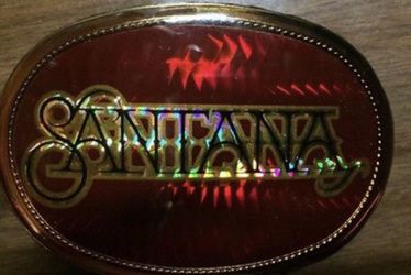 Rare 1977 42 years old Santana belt buckle