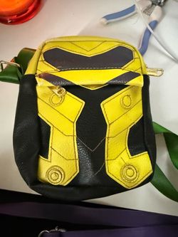 Marvel Loki Crossbody Bag Green Yellow Black Adjustable Strap