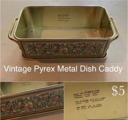 Vintage Pyrex Dish Caddy