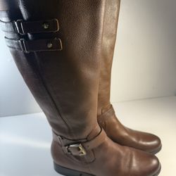 Naturalizer Jackie Brown Women’s  Leather Boots, Size 6.5  