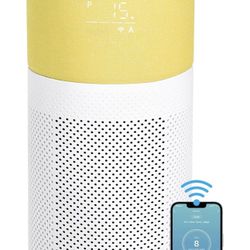 Brand New CleanForce Rainbow H13 True HEPA Air Purifier for Home Large Room, Bedroom, up to 2550sqft, Smart App-Control air Quality Monitor, Filters d