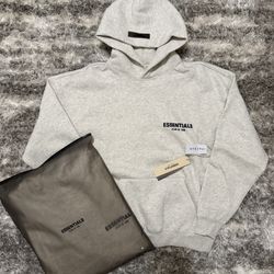 light oatmeal essentials hoodie