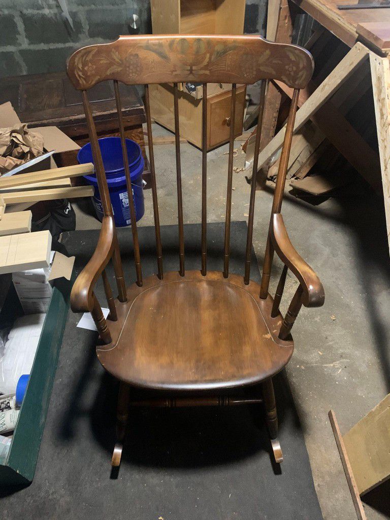 1950's Vintage Hitchcock Rocking Chair